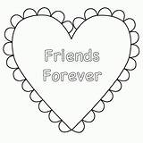 Coloring Pages Friends Forever Printable Related sketch template