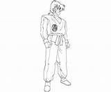 Yamcha Coloring Pages Random sketch template
