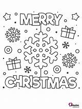 Merry Christmas Coloring Printable Bubakids sketch template