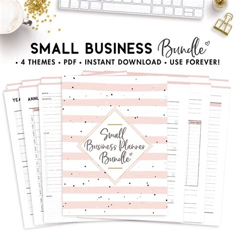 printable business planner pages printable form templates