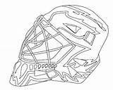 Hockey Coloring Goalie Pages Mask Nhl Logo Bruins Jason Ice Boston Colouring Drawing Color Logos Voorhees Printable Painting Player Print sketch template