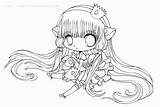 Coloring Pages Chibi Girl Anime Cute Emo Yampuff Angel Girls Chi Chobits Lineart Color Printable Deviantart Getcolorings Print Ages Mini sketch template