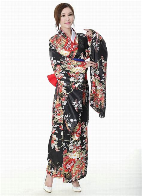 2020 japanese traditional girl flower geisha kimono