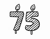 75 Coloring Old Years Coloringcrew Birthday sketch template