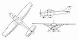 172 Cessna Coloring Drawing Sketch Cutaway Template Skyhawk Pages Pl Getdrawings sketch template