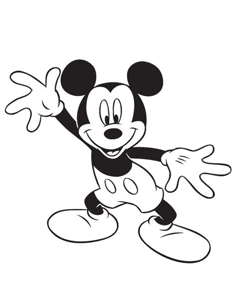 mickey mouse coloring pages coloring home