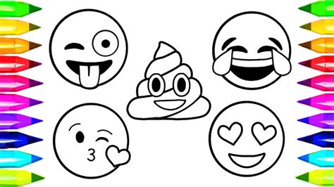 printable emoji coloring sheets   crafty roy blog