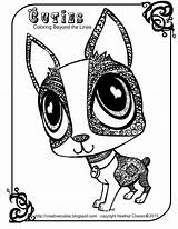 Coloring Cuties Pages Creative Printable Cutie Cute Animal Dog Kids Sheets Clipart Drawings Colouring Pet Shop Littlest Adult Book Popular sketch template