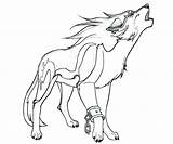 Coloring Wolf Pages Anime Wolves Cute Getdrawings Getcolorings Printable sketch template