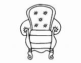 Poltrona Classica Sillones Sillón Sillon Acolore Clásico sketch template