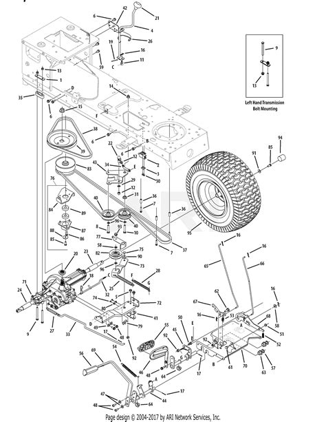 troy bilt replacement parts diagram