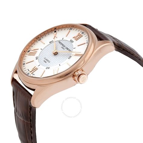 frederique constant classics white dial mens  fc vb horological smartwatch