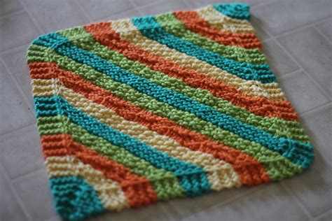 knit washcloth pattern  simple dish cloth knitting pattern