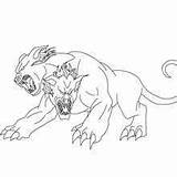 Coloring Chimera Getdrawings Pages sketch template