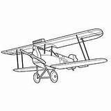 Coloring Airplane Pages Antique Biplanes Toddler Will sketch template