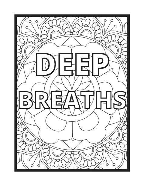 relaxing coloring pages etsy