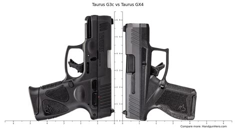 taurus gc  taurus gx size comparison handgun hero