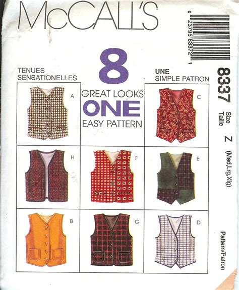 sewing patterns vest browse patterns
