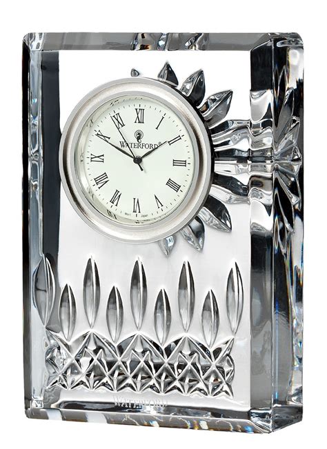 waterford crystal lismore small clock blarney