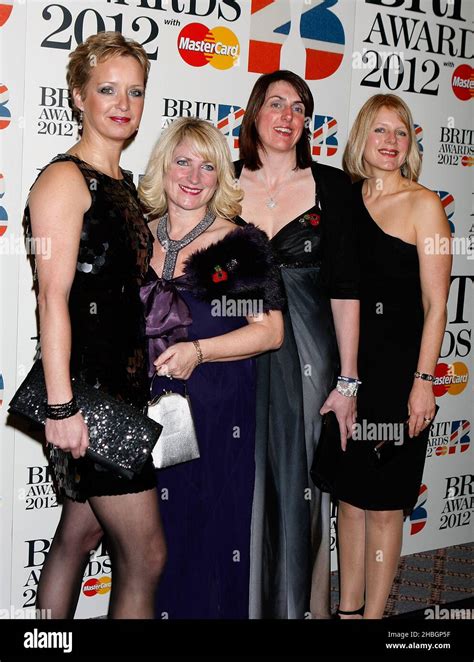 The Military Wives Arriving At The Shortlist Announcements For The Brit