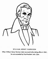 Henry Coloring William Harrison Pages Hudson Template sketch template