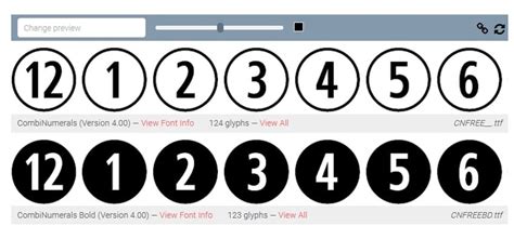 number fonts  displaying numbers onextrapixel