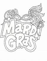Gras Mardi Coloring Pages Carnival Season Beads Sheets Crafts Color Print Sheet Printable Kids Adult Board Getcolorings Colouring Getdrawings Drawing sketch template