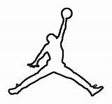 Jordan Logo Air Svg Jumpman Jordans Coloring Drawing Michael Pages Vector Draw Outline Nike Clipart Logos Silhouette Dxf Template Sketch sketch template