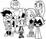 Teen Titans Coloring Pages Titan Drawing Go Grease Disegno Group Printable Kids Getdrawings Getcolorings Print sketch template