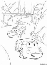 Coloring Pages Cars Road sketch template