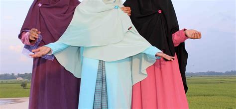 hijab  kewajiban voal motif