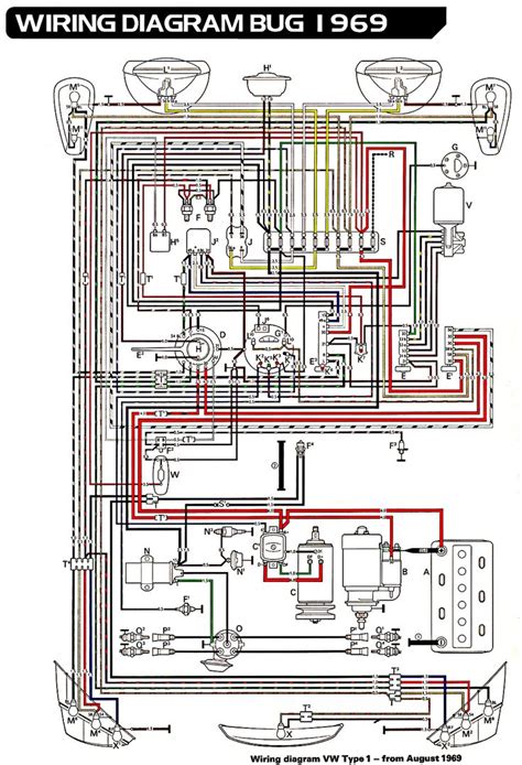 volkswagen beetle wiring diagram  vw beetle wiring volkswagen beetle vw beetles vw bug