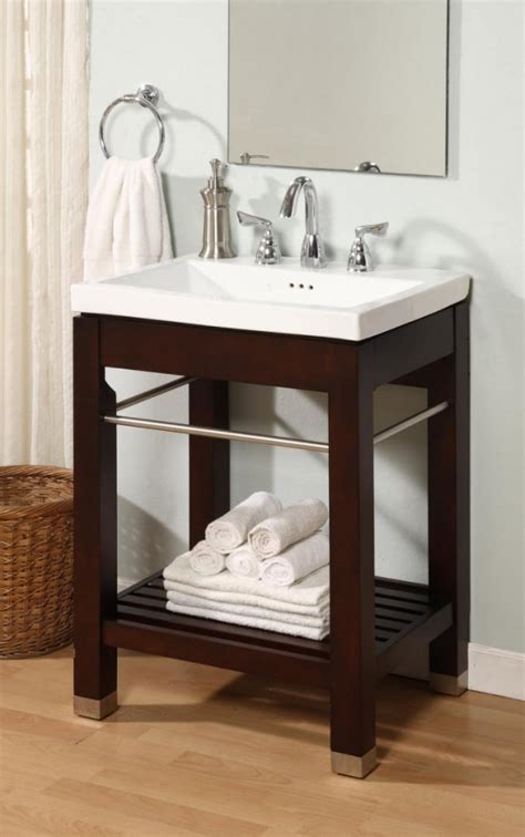 modern single sink square console bathroom vanity