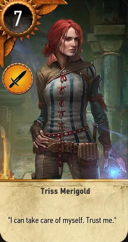 Triss Merigold Gwent Card The Witcher 3 Wiki