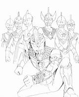 Ultraman Getcolorings Dyna sketch template