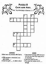 Abel Cain Crossword Enoch Puzzles Genesis Kain Samaritan Yahoo sketch template