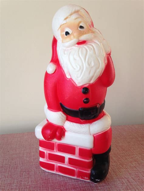 My Collection Vintage Santa Blow Mold Light General Foam Plastics