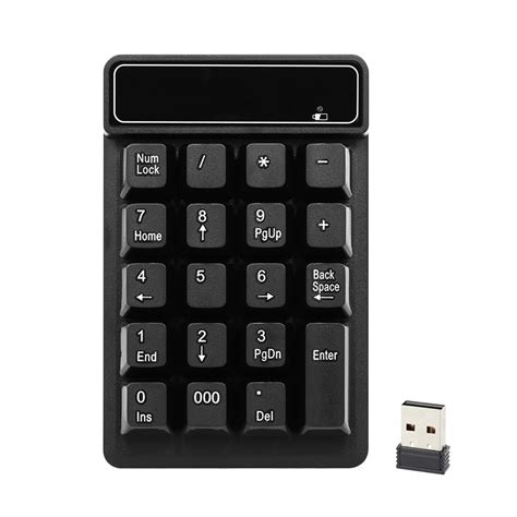 ghz wireless numeric keypad mechanical feel number pad keyboard
