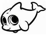 Coloring Animal Cute Pages Baby Dolphin Animals Drawings Cartoon Kids Shark Sheets Zoo Simple Printing Children Printable Draw Adults Really sketch template