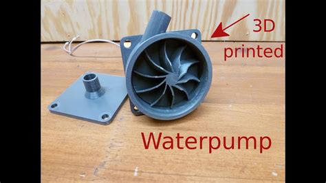 fully  printed water pump youtube