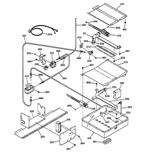 kenmore gas stove parts diagram wiring