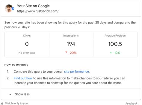 google search console stats show   search results  site owners
