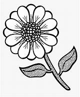 Flower Coloring Pages Printable Clip Kindpng sketch template