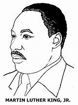 Coloring Luther Martin King Jr Pages Kids Mlk Print Drawing Getdrawings Popular Everfreecoloring sketch template
