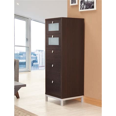 furniture  america joelle modern storage cabinet  espresso ups id