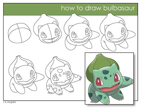pokemon bulbasaur drawing  getdrawings