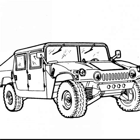 military vehicles drawing  getdrawings