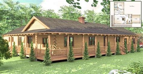 story log house  wrap  porch log homes lifestyle
