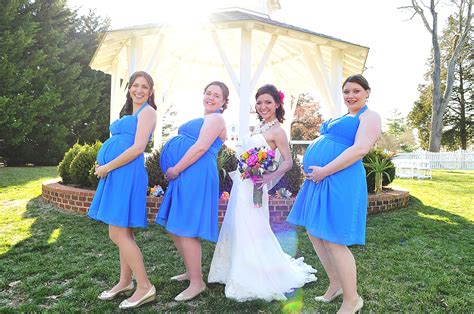 Pregnant Bridesmaids Are Fun And Adorable Dont Let Anybody Tell You