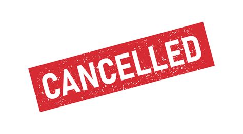 event cancelled vector art icons  graphics